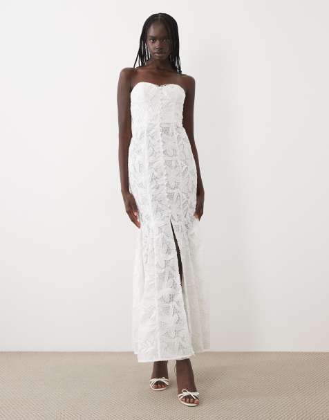 white dress for confirmation Flower Girl Shop SCH007223 Crafted with care Michael Kors Outlet Cotton Color:Scarlet Sketch