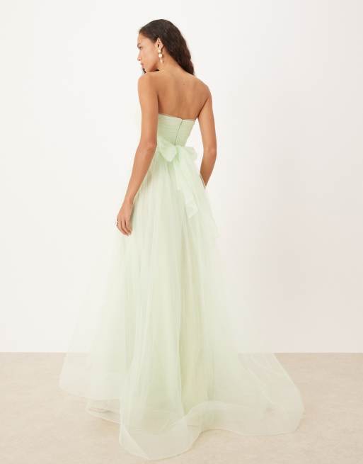 Bridesmaid Dresses True Decadence Mint Dress True Decadence Strapless Maxi  Dress In Mint Green ASOS