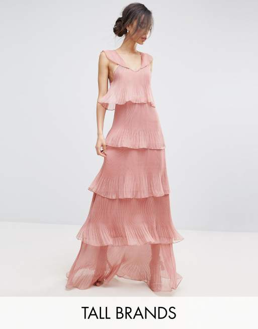 True decadence maxi 2025 dress with pleats