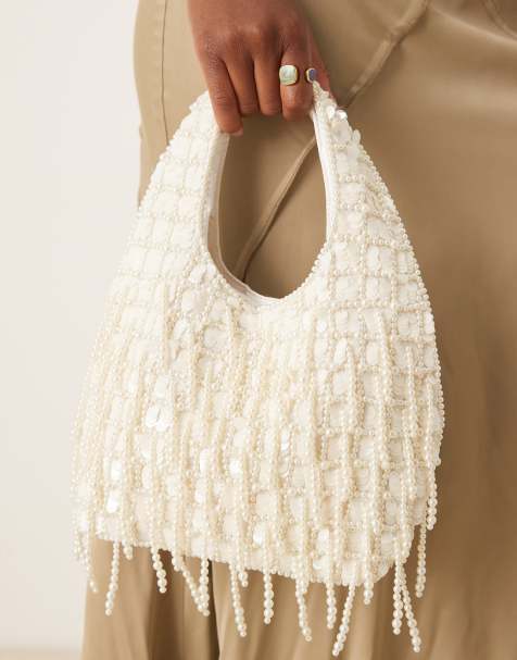 True Decadence – Verzierte Handtasche in Creme - view 1