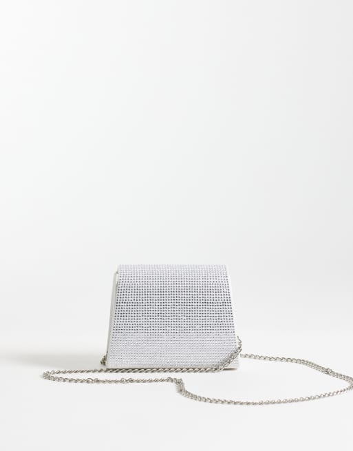 True Decadence – Vit, liten, utsmyckad axelväska, 4 av 4