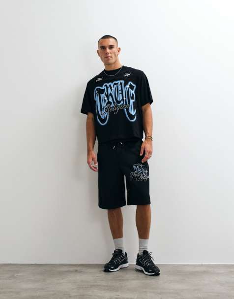 True Relgion xl crystal mikey mesh shorts set i svart - view 1