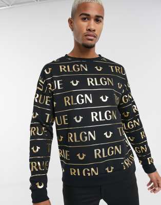 true religion jumper black