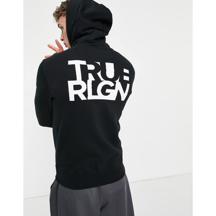 True Religion Zip Up Hoodie in Pink - ASOS Outlet