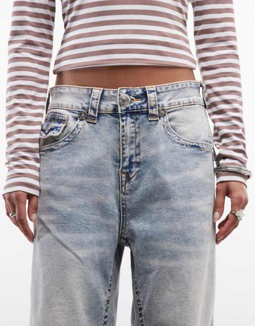 True Religion - Bailey - Jean bouffant - Indigo délavé clair, 5 de 5