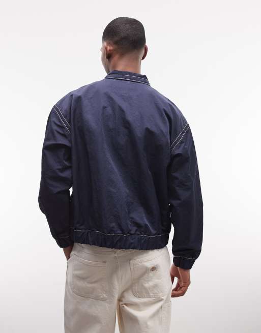 True Religion – Big T – Indigoblå anorak i nylon, 3 av 5