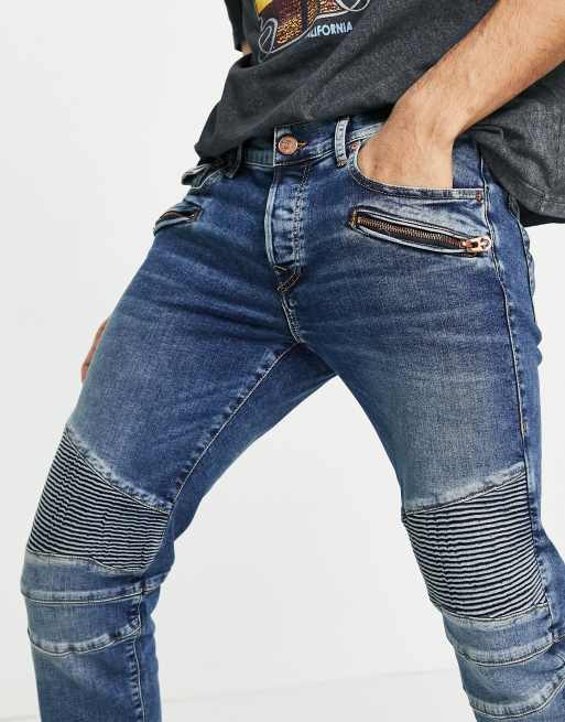 True Religion Rocco Moto Jeans – DTLR