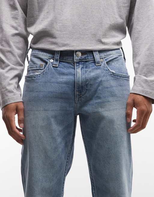True Religion Billy tapered jeans in brilliant medium wash, 5 of 5