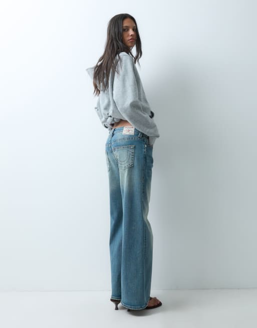 True Religion Bobbi baggy jean in medium wash blue, 2 of 5