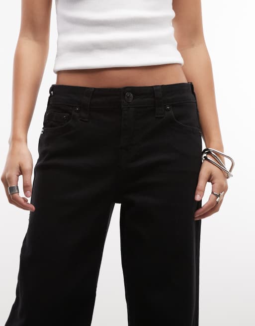 True Religion - Bobbi - Baggy jeans in zwarte spoeling, 5 van 5
