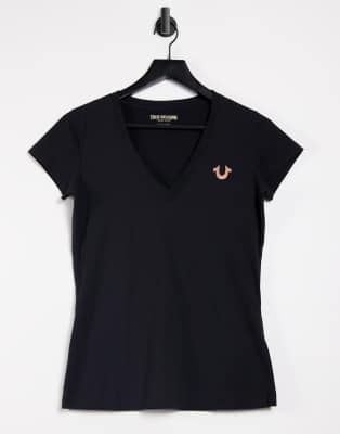 religion v neck t shirt