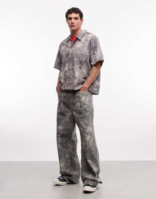 True Religion boxy shirt in camo (part of a set) , 2 of 5