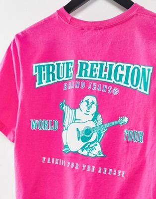 pink true religion shirt