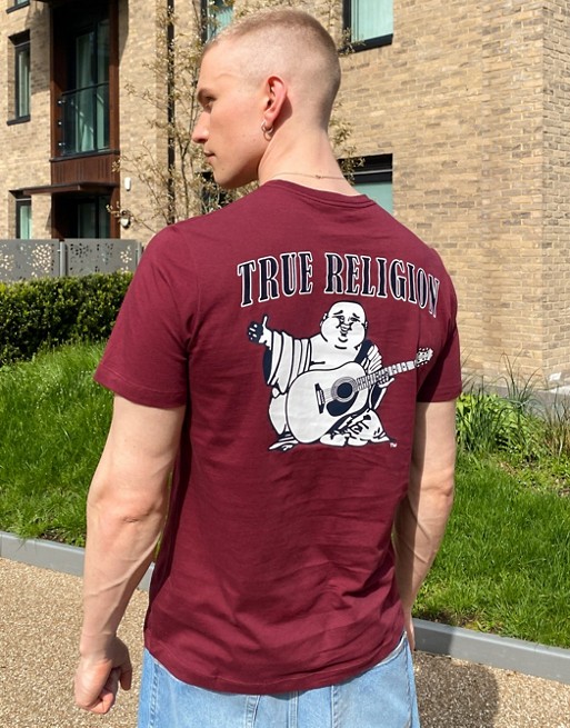 True Religion buddha logo crew neck t-shirt