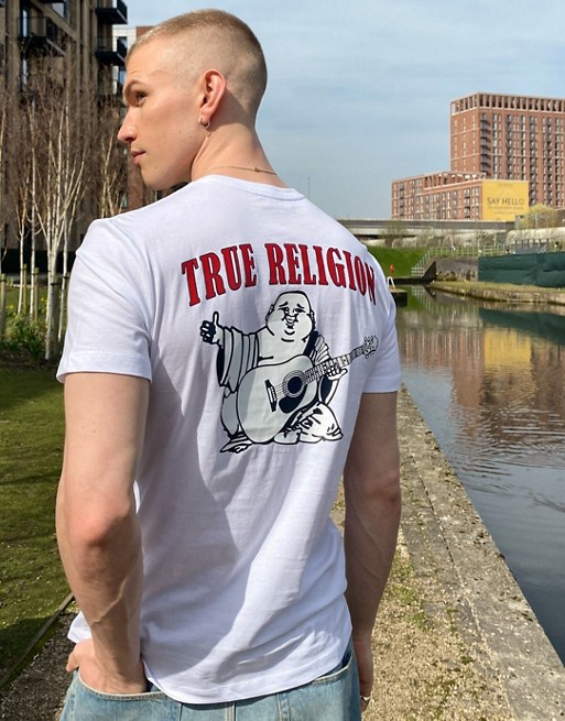 True Religion buddha logo crew neck t-shirt