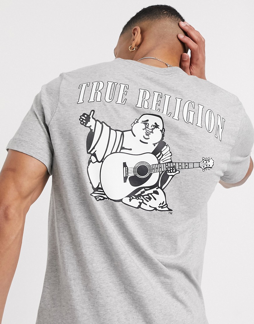 True Religion buddha t-shirt-Grey