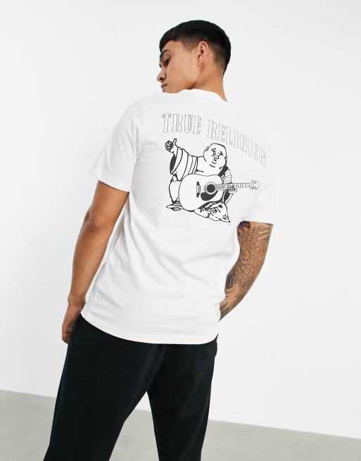 True religion white store buddha t shirt