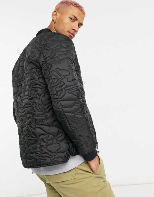 True religion outlet camo bomber jacket