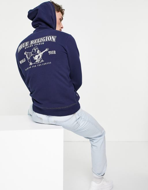 True religion navy on sale tracksuit