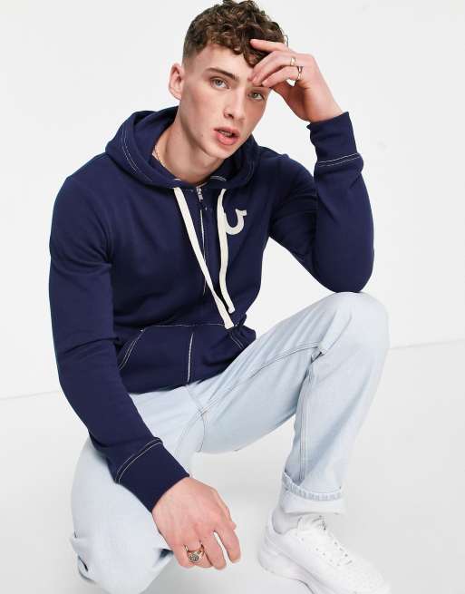 True religion zip outlet up hoodie