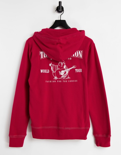 True religion hoodie red and 2024 white