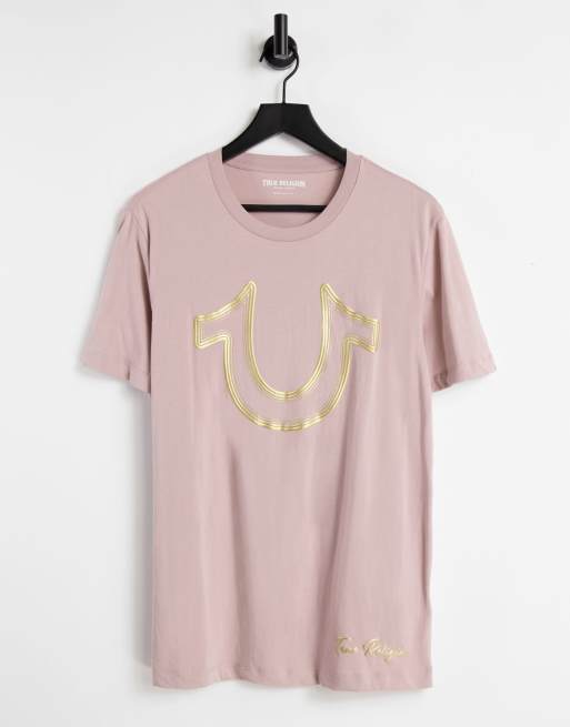 Rose gold sale true religion shirt