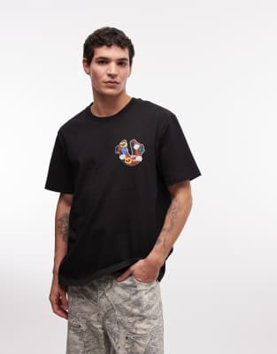 True Religion Garden Logo T-shirt In Black