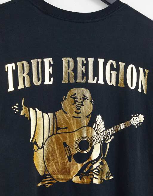 True religion best sale gold buddha