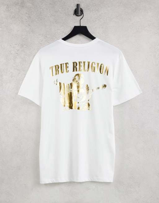 True religion sale shirt gold