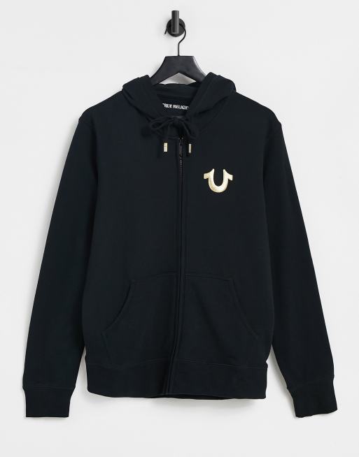 True Religion Hoodie in Black - ASOS Outlet