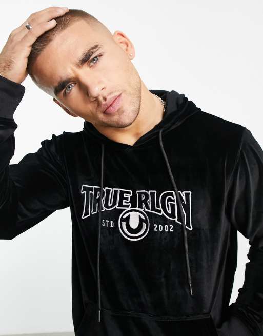 True Religion Hoodie in Black - ASOS Outlet