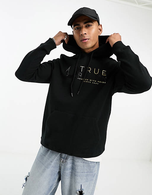 True Religion hoodie in black | ASOS