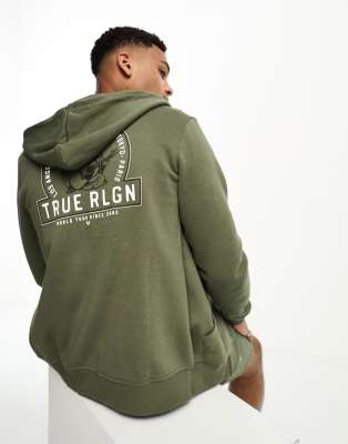 True Religion Hoodie In Green ModeSens