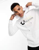 True Religion Hoodie in Black - ASOS Outlet