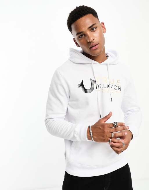 White cheap polyester hoodie