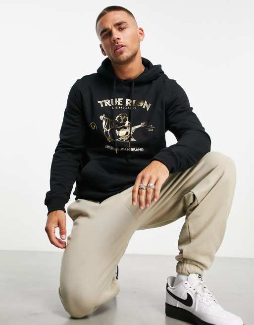 True Religion Hoodie in Black - ASOS Outlet