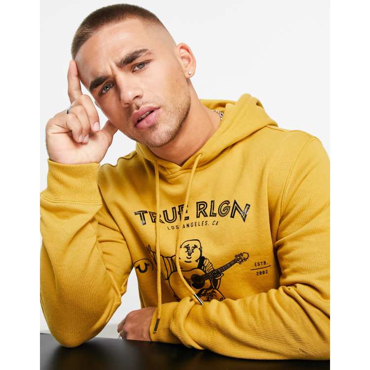 True religion best sale yellow hoodie