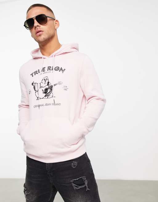 True religion shop pink hoodie