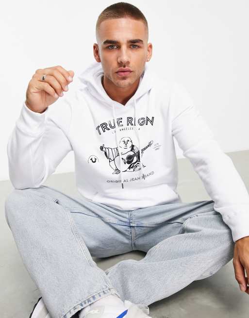 True Religion Hoodie in Green - ASOS Outlet