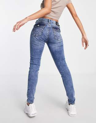 true religion mid rise skinny jeans