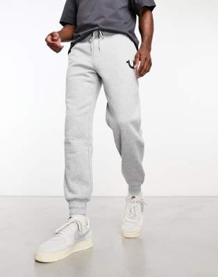 True Religion True Religion jersey joggers in grey