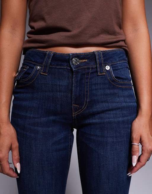 True Religion – Joey – Schlagjeans in Indigoblau mit Pattentasche und mittelhohem Bund, 4 von 5