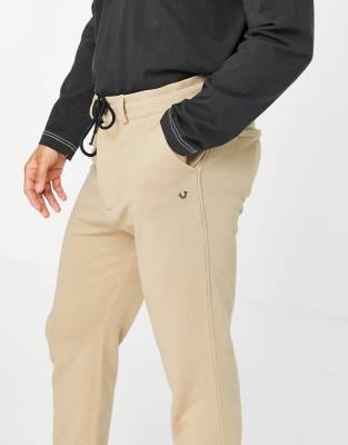 khaki true religion joggers