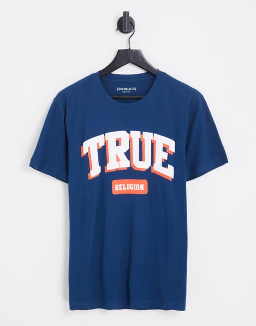 True religion best sale navy t shirt