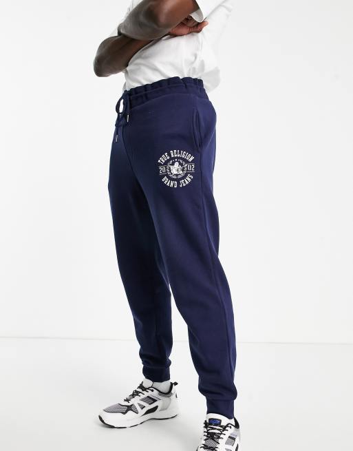 Navy true religion online joggers