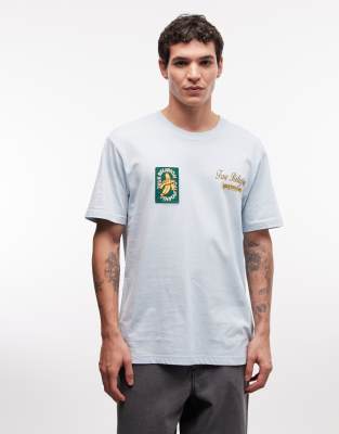 True Religion Ss Orchard Heavy Stamps T-shirt In White