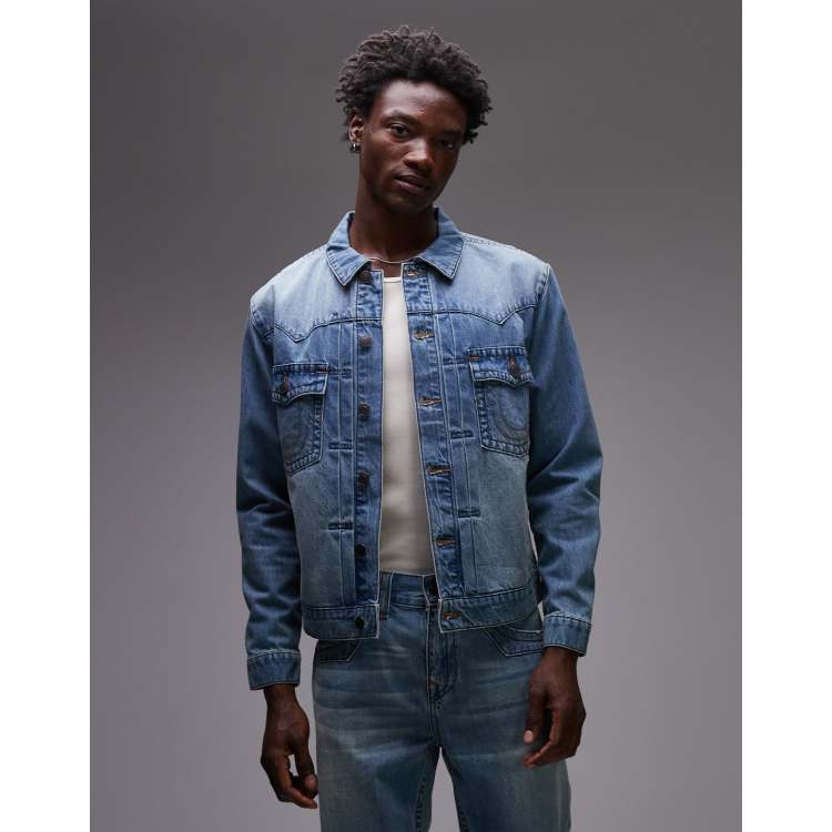 TRUE RELIGION フード付きデニムジャケット M TRUE RELIGION(トゥルーレリジョン)のメンズ デニムジャケット 人気