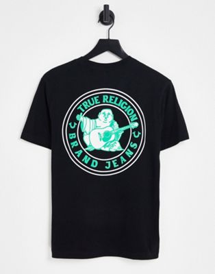True Religion printed t-shirt in black