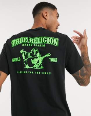 lime green true religion shirt