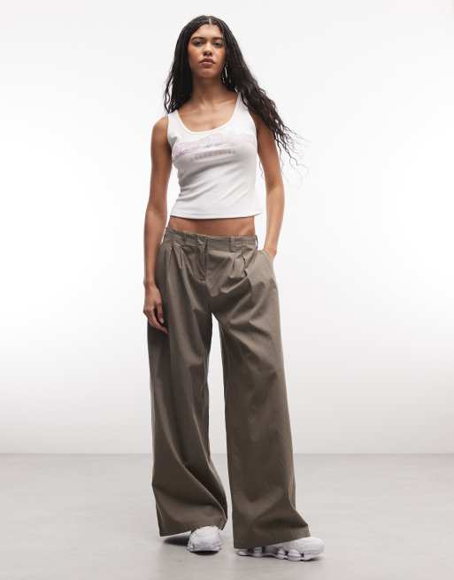 True Religion ribbed square neck tank top in optic white, 2 of 4